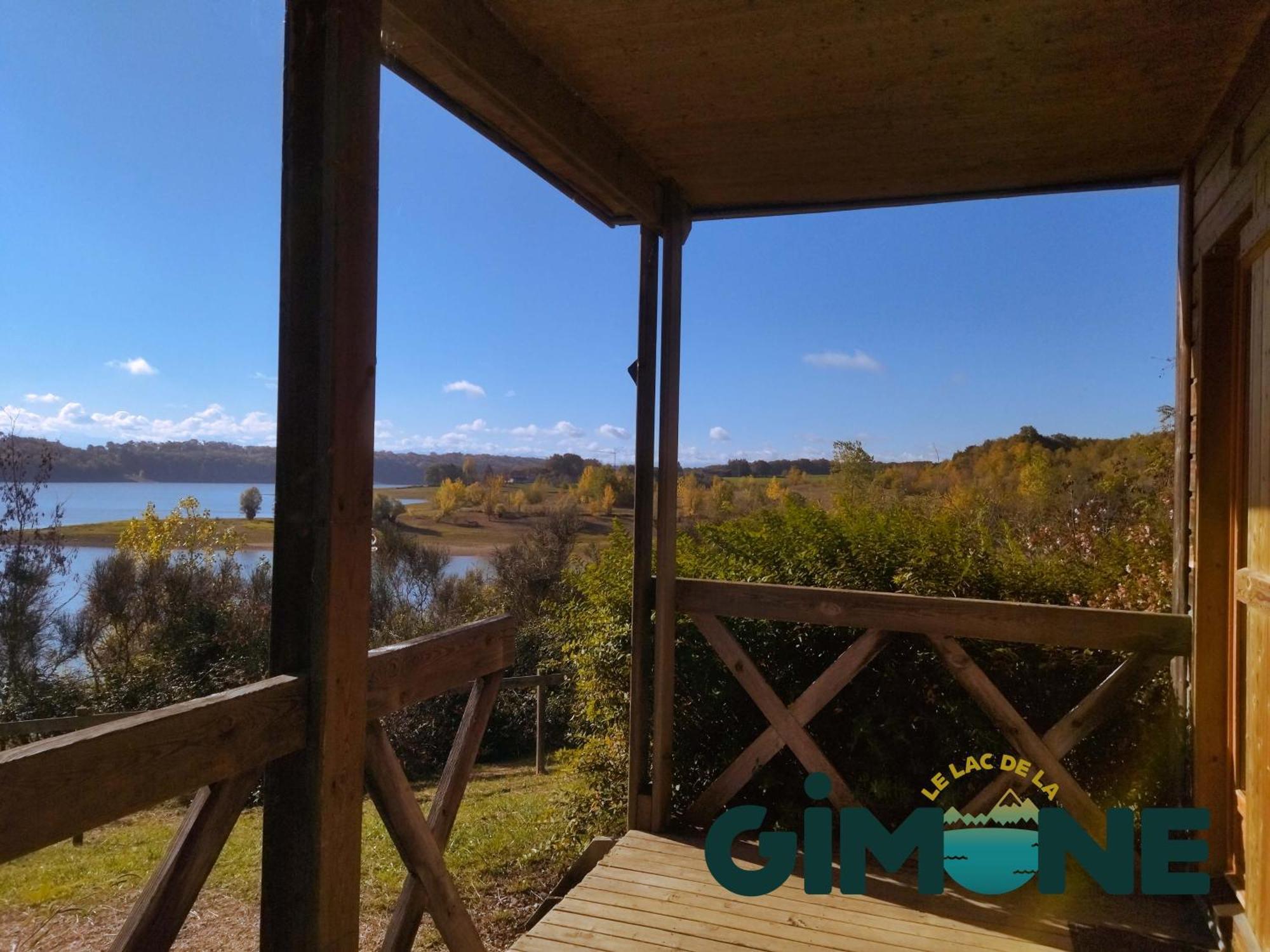 Les Chalets Du Lac De La Gimone Saint-Blancard Bagian luar foto